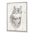 thumbnail image 1 of Wolf Wild and Beautiful III - Wildlife Animal Framed Canvas, 1 of 3
