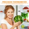 thumbnail image 2 of KAKOWELY Refrigerator Thermometer 1pc Professional Refrigerator Thermometer High Precision Fridge Thermometer2.76"X2.56"X0.79", 2 of 5