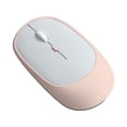 thumbnail image 2 of Bluetooth 5.0 Wireless Mouse, Noiseless Portable Computer Mouse with USB Receiver, 2.4G Silent Rechargeable Mice for Laptop PC Tablet Desktop, 2 of 5