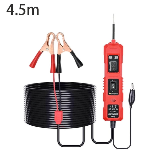 Automotive Circuit Fault Probe Tester,New Electric Circuit Tester Car Built-in Front Light,8A 36V Digital Electric Voltage Power Test Pen Probe Testers