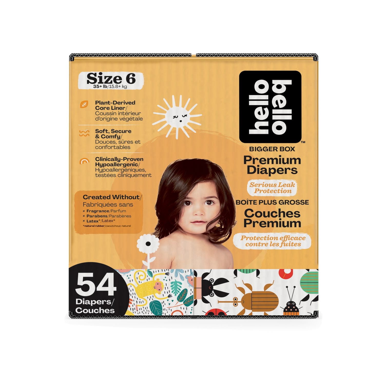 Hello Bello™ Diapers - Club Pack - Size N (0-10 lbs) - 96 ct.