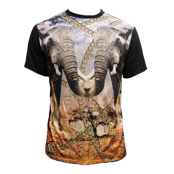 T-Shirt de Sublimation de la Brigade d'Éléphants pour Hommes - Moyen