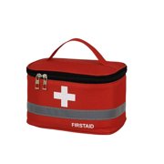 Wweixi First Aid Kit Bag Lightweight Handle Bags Space Saving Oxford Cloth Box Kitchen Sport Emergency Red Medium