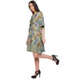 thumbnail image 4 of Moomaya Robe Courte de Caftan de Plage, Robe de Couverture Imprimée, Kaftan pour Femmes, Tenue de Plage, Couverture, 4 of 4