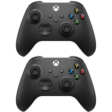 Microsoft Xbox Core Wireless Controller 2-Pack Bundle - Carbon Black - Xbox Series X|S, Xbox One, and Windows Devices