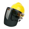 thumbnail image 2 of Welding Mask Face Cover with Flip Front Visor Overhead Protection Face Protector for Grinding, Mining, Logging, Paint Durable Style C, 2 of 9