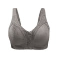 thumbnail image 1 of cfhntfmh Front Closure Bras for Women Comfort Full Coverage Everyday Bras Wireless Convenient Front Buttons Bras, 1 of 7