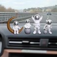 thumbnail image 2 of 4Pcs Astronaut Statue Outer Space Spaceman Figurine Home Decor White Silver, 2 of 7