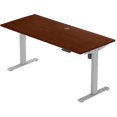 thumbnail image 1 of PROGRESSIVE DESK Standing Desk 48x30 - Electric Adjustable Height Stand Up Desk - One Piece Top, 1 of 9