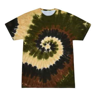 LUOGENLI Male T-shirts for Mens Tie Dye 3D Print Men's Colorful Collection Fashion T Shirt Mens T-shirts Graphic Tees St. Patrick's Day Vintage T-shirts for Men Graphic Tee Summer Clothes Black XXL