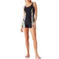 thumbnail image 4 of RELLECIGA Women's Athletic Boyleg One Piece Swimsuits Sport Bathing Suit, 4 of 4
