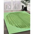 thumbnail image 3 of Ahgly Company Tapis d'Intérieur Ronds Lavables à la Machine, Style Transitionnel, Vert Pomme Vert, Tapis de Zone, 3 Pieds Rond, 3 of 7