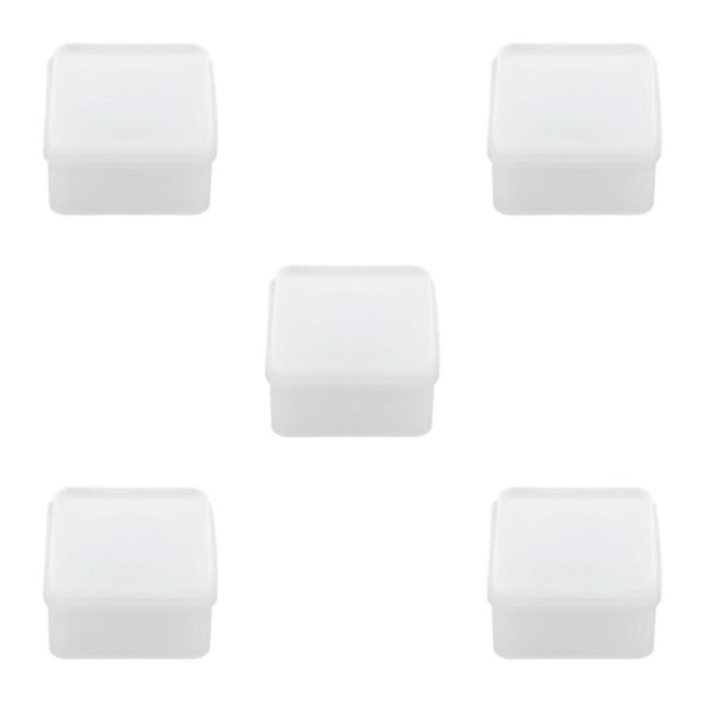 Youkk Durable Box Resin Mold Mould Flower Molds DIY -Shape Cake Square 5Set