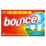Bounce Draps d'adoucissement de tissu, parfum frais extérieur 120CT