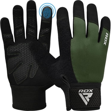 RDX Weight Lifting Gloves Gym Workout, Full Finger Touch Screen, Breathable Anti Slip Padded Palm Protection, Fitness Strength Training Powerlifting HIIT WOD Exercise, Men Women Home Gym Cycling