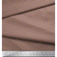 thumbnail image 3 of Soimoi Modal Satin Fabric Diamond & Cross Sign Shirting Fabric Prints by Yard 42 Inch Wide, 3 of 3