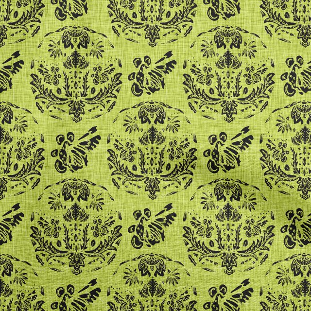 oneOone Georgette Viscose Light Green Fabric Block Sewing Material Print Fabric By The Yard 42 Inch Wide-IZ