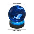thumbnail image 2 of 3d Glowing Crystal Ball Night Light Ornament Creative Coloful Night Scene Lamp With Base For Home Decor Gift, 2 of 9