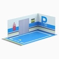 thumbnail image 4 of Car Model Diorama Parking Scenery 1/24 DIY for Model Display Cabinet Car Car Model Lovers F, 4 of 5