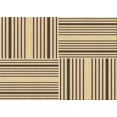 thumbnail image 1 of Ahgly Company Machine Washable Indoor Rectangle Transitional Brown Gold Area Rugs, 4' x 6', 1 of 7