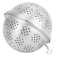 thumbnail image 1 of Ball Tea Strainer, Uniform Mesh, Rotating Lock Design Ball Seasoning Ball, For Tea Spices L, 1 of 8