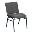 thumbnail image 1 of Bowery Hill Chaise Empilable Contemporaine Rembourrée, Fini Gris, 1 of 7