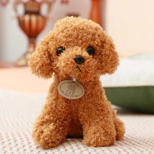 LSLJS Puppy Plush Toy Doll Teddy Dog Doll Cute Cute Simulation Doll