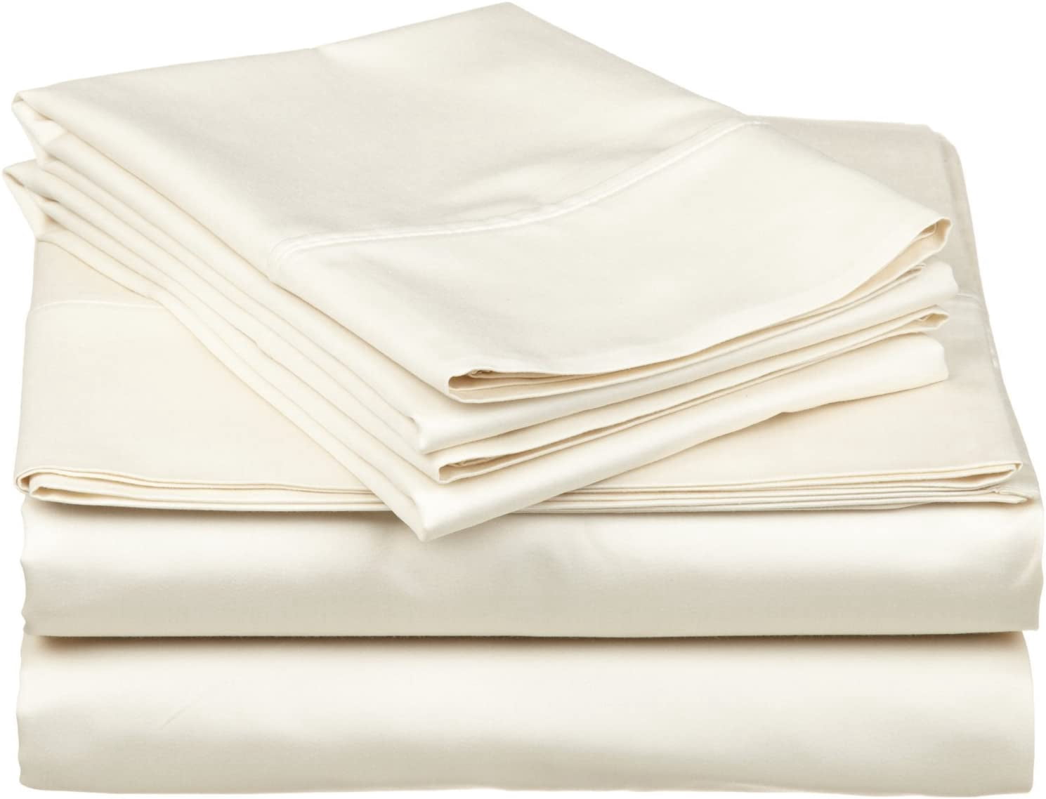 900 Threat Count 100 % Egyptian Cotton 4-Pcs Sheet for Cot Bunk Bed-Perfect for Narrow Deep 15-Inch Solid Pattern