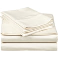 thumbnail image 1 of 1200 Threat Count 100 % Egyptian Cotton 4-Pcs Sheet for Cot Bunk Bed- Deep 10-Inch Solid Pattern, 1 of 4
