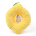 thumbnail image 1 of QualitChoice Cat Neck Cone Puppy Accessories Elizabethan Collars Adjustable Dogs Collar Breathable Surgery Kitten Cones Lemon Pattern L 1Set, 1 of 6