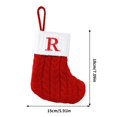 thumbnail image 3 of Christmas Decorations Outdoor Indoor,Christmas Decorations For Home,Cute Letters Christmas Stocking Decoration Christmas Tree Pendant Christmas Style Wool Knitted Socks Decoration Props, 3 of 3