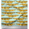 thumbnail image 1 of Soimoi Poly Georgette Fabric Crocodile Kids Fabric Prints by Yard 52 Inch Wide, 1 of 3