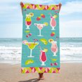 thumbnail image 3 of Clearance! Rectangular Beach Towel Fine Fiber Towel Beach Mat Bath Towel Shawl Water Absorbing Portable And Quick Drying All Season Universal Size Large Enough For Sale Items On Sale Or Clearance #79, 3 of 6