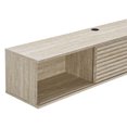 thumbnail image 4 of Render Wall-Mount Media Console TV Stand in Travertine, 4 of 10