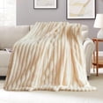 thumbnail image 1 of Boovnll Couverture Jetée, Couverture Super Douce et Chaude Couverture Douce Couverture Douillette Couverture Couverture pour Sofa Fausse Couverture Douillette Couverture Légère Couverture Chaude et Douillette pour Sofa, Couvertures, Couverture, 1 of 8
