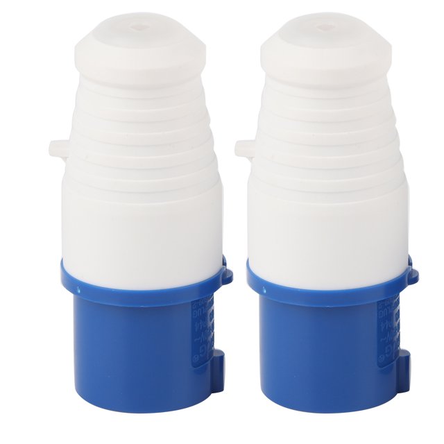 Fiche Industrielle à 3 Broches, Fiche d'Alimentation Industrielle à 3 Trous Fiche d'Alimentation Industrielle à 3 Broches Monophasée 2Pcs pour Connecteur Industriel pour Alimentation Industrielle