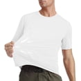 thumbnail image 1 of AherBiu Mens Tee Shirts Crewneck Stretch Quick Drying Outdoor Lightweight Performance T-Shirts, 1 of 4