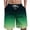 Army Green, variant on Meichang Mens Summer Beach Shorts Big and Tall Lightweigt Quick Dry Swim Trunks Fashion Gradient Printed Elastic Waist Drawstring Surfing Board Shorts Orange 3XL