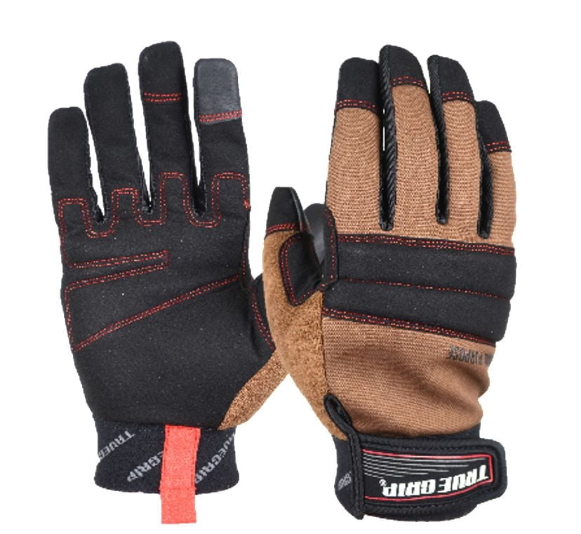 True Grip Duck Canvas Work Gloves - Large