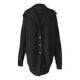 thumbnail image 4 of KIHOUT Womens Long Cardigans Long Sleeve Oversized Cable Knitted Open Front Chunky Hooded Outerwear Sweater Coat, 4 of 5