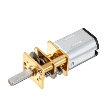 Unique Bargains Moteur à Engrenages DC 6V 10RPM Couple Élevé Arbre 3mm Dia 1:1000