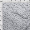 thumbnail image 3 of oneOone Rayon Light Gray Fabric Sea Craft Projects Decor Fabric Printed By The Yard 56 Inch Wide, 3 of 4