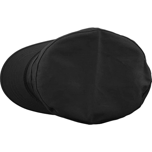 Army Cap Basic Everyday Military Style Hat-01) Daily Cadet Black