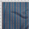 thumbnail image 4 of oneOone Cotton Poplin Medium Blue Fabric Geometric Craft Projects Decor Fabric Printed By The Yard 42 Inch Wide, 4 of 4