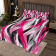 thumbnail image 2 of Erosebridal Abstract Stripe Coverlet Set King,Modern Lines Bedding Set,Contemporary Art Decor,Breathable,3 Pieces, 2 of 5