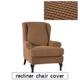 thumbnail image 2 of Amdohai Sofa Covers Wing Chair Elastic Fabric Stretch Couch Slipcover Polyester, 2 of 7