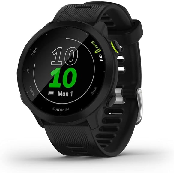 Garmin Forerunner 55 – Brand New | GPS Running Watch with Daily Suggested Workouts | Up to 2 Weeks of Battery Life | Black
