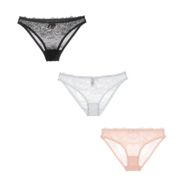 Varsbaby Boutique Lot de 3 Culottes en Dentelle pour Femmes Culottes Bikini en Dentelle Ultra Douces