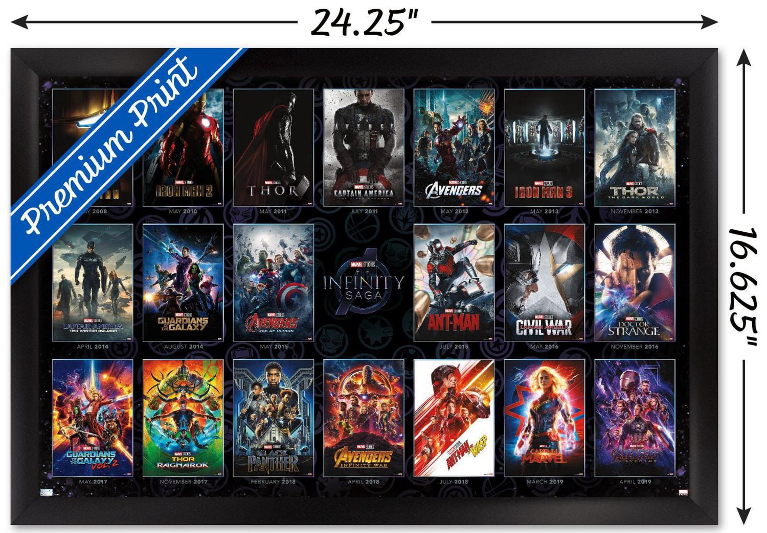 Marvel Avengers : La Saga Infinity - Grille d'une feuille