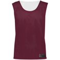 thumbnail image 1 of ASI 9717.380.S Adult Mesh Reversible Pinnie Top, Maroon & White - Small, 1 of 1